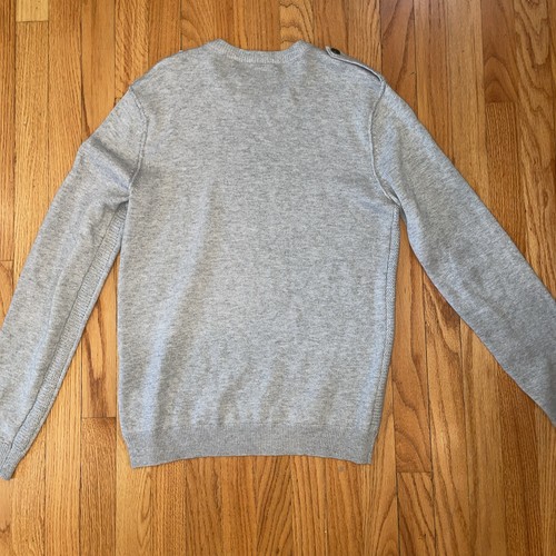 Rag&Bone Merino Wool/cotton Sweater Medium Grey NWOT - Picture 5 of 5