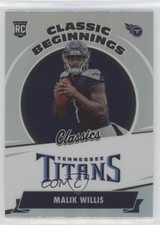 2022 Panini Classics Classic Beginnings Silver Malik Willis #CB-3 0c6