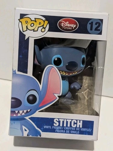 Funko POP! Stitch #12 Red Stamp Disney Logo Rare Great Collectible Series 1