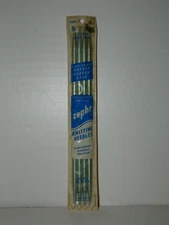 Vintage Zephyr Knitting Needles 7" Double Point Size 8 Aluminum Set of 4 in Case