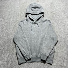 Nike Hoodie Womens Small Gray Essentials Fleece Center Swoosh DJ7668-063 Popver