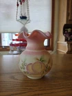 Fenton Art Glass 100th Anniversary Burmese Vase, produced in 2005