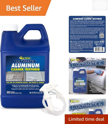 #ad Star Brite 87764 Ultimate Aluminum Cleaner amp; Restorer Powerful 64 oz Solution $70.99