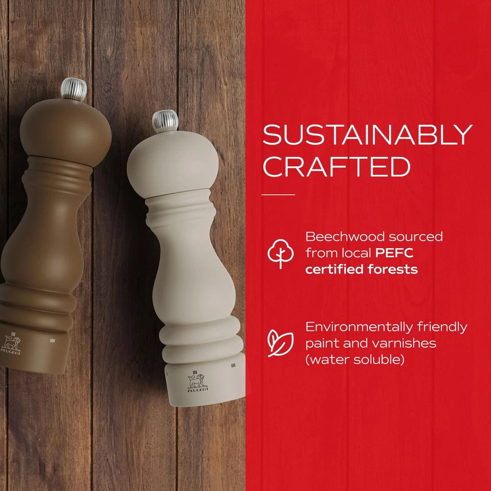 Juego de Molinillo de Sal y Pimienta Paris u'Select 7" - Molinillos Manuales con Preci... Foto 4 de 4