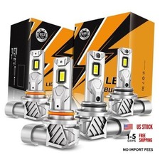 9005 9006 Fog Light, Super Bright 1:1 Mini Size 6500K White, 9005 9005 9006