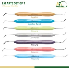 LM Arte Set of 7 Dental Composite Resin Filling Instrument Aesthetic Restoration
