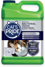 Max Power Multi-Cat Litter - 10 Days Odor Control, 99 Dust Free, Scented