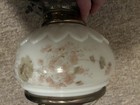 Antique Gone W/The Wind Converted To Electric Lamp, Hand Painted Milk Glass Body — photo 2