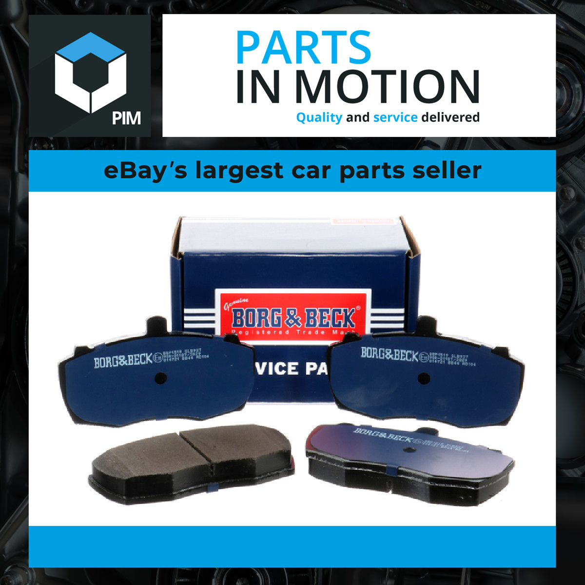 Brake Pads Set fits LDV 400 3.5 Front 89 to 96 15G B&B RTC3348 Quality New