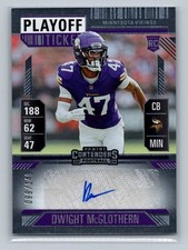 2024 Panini Contenders Football Dwight McGlothern #200 Playoff Ticket Auto /149