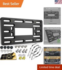License Plate Bracket Holder- Front License Plate Mounting Kit, Universal Bum...