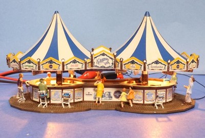 Lighted Carnival Attraction - Assembled Faller HO Scale ROUND ABOUT BAR