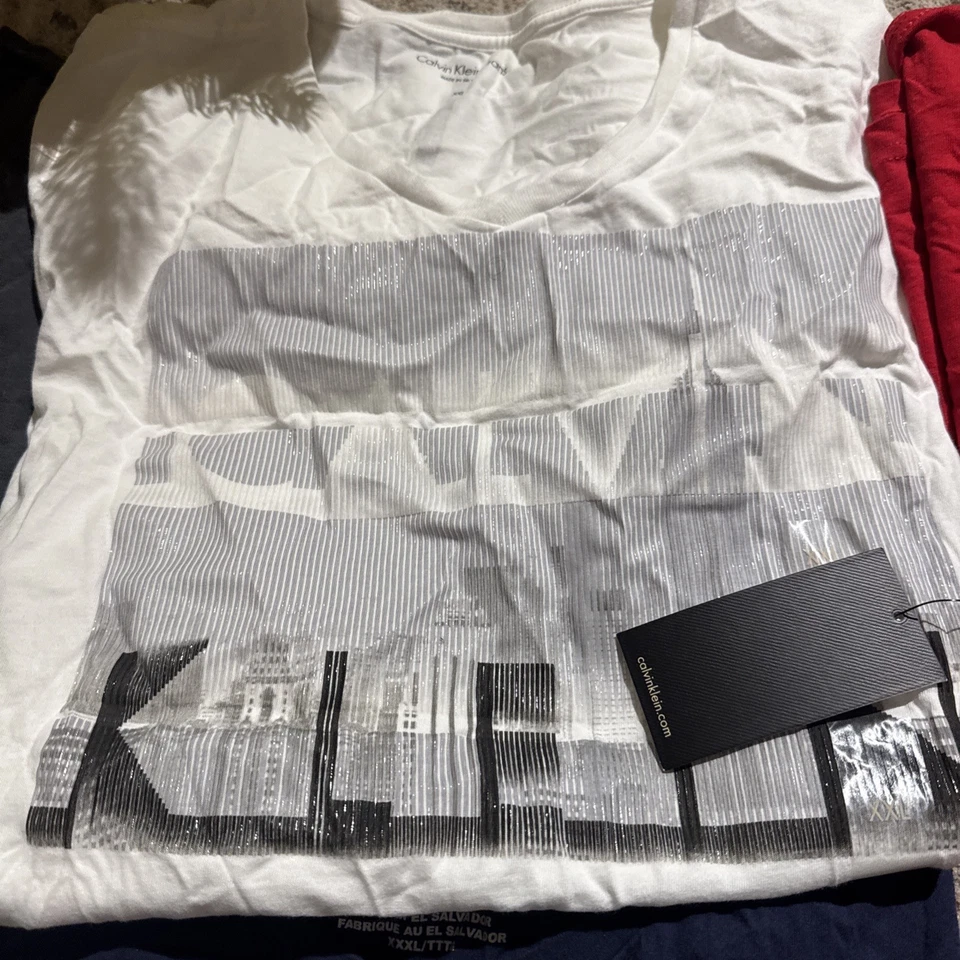 Men’s Lot Of 6 2XL Graphic T Shirts Big & Tall True Religion Tommy Hilfiger - Image 4 of 4