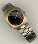 Omega Seamaster Polaris Multifunction LCD 18k Mens Quartz Watch Fully Functional