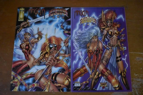 Angela,Glory Rage of Angels #1 (vf),#1(vf,var)  lot of 2 Image comics,Roger Cruz