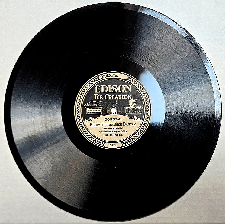 EDISON DIAMOND DISC 50952  "Sadie's Birthday Party" & "Becky The Spanish Dancer"