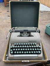 Vintage 1950's - SMITH CORONA SILENT-SUPER Portable TYPEWRITER & CASE WORKS! thumbnail