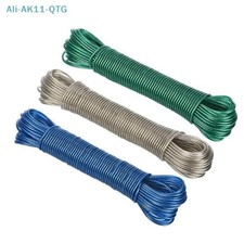 Washing Line Rope Heavy Duty Clothes Steel Core Strong Wire Laundry Dryer 20M UK