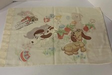 Vintage 1985 Pound Puppies Multicolor Standard Pillowcase