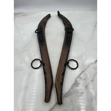 Antique Wooden Horse Yoke Farm Primitive Decor Ox Plow Harness