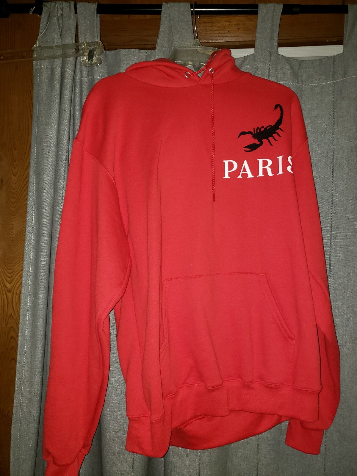 Sweatshirt GXFR Pray For Paris Isaac Pelayo - Taille L Bleu Royal, Neuf Sans étiquette, Print Graphique