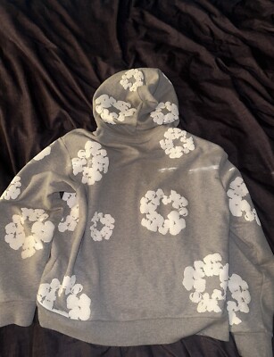 Used Grey Denim Tears Hoodie Size Large | eBay