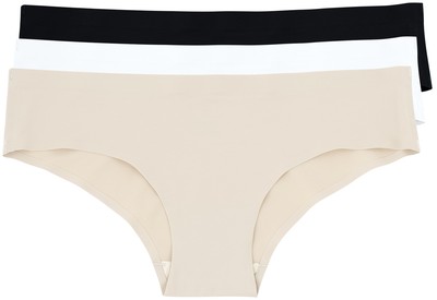 3 oder 6 Stück Damen Slips, Hüftslip, Nahtlose Slips, Mikrofaser Hipster, Bikini