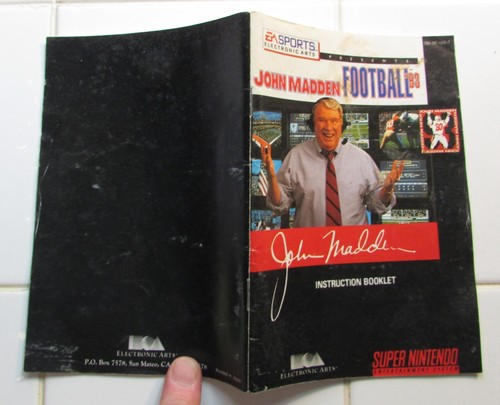 Super Nintendo SPORTS instruction manuals SNES -- you pick -- free shipping!! - Picture 87 of 458