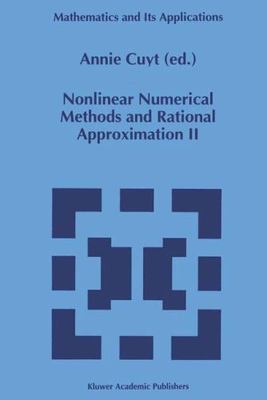 Nonlinear Numerical Methods and Rational Approximation II - Annie Cuyt - 1994 -