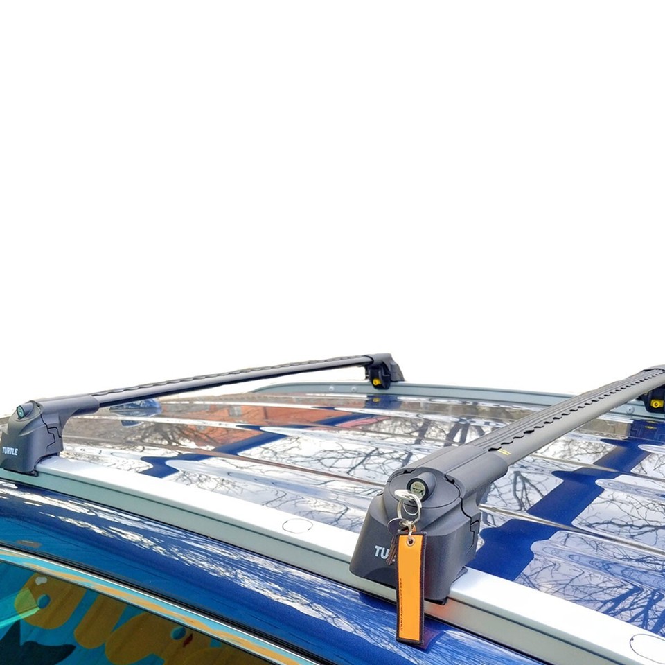 PartsHeaven Aluminum Roof Cross Bars With Anti-Theft Locks – Fits Audi Q7 2016–2025 (Flush Rails)