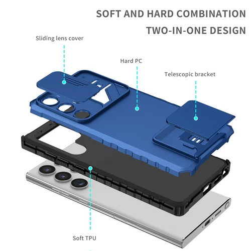 Für Samsung Galaxy Note 20 / Note 20 Ultra Slide Kamera Stoßfest Case Hülle - Bild 16 von 23