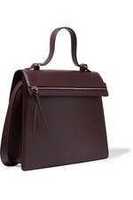 ❤️sale❤️100%authentic Victoria Beckham Purple Leather "topaz" Crossbody Bag