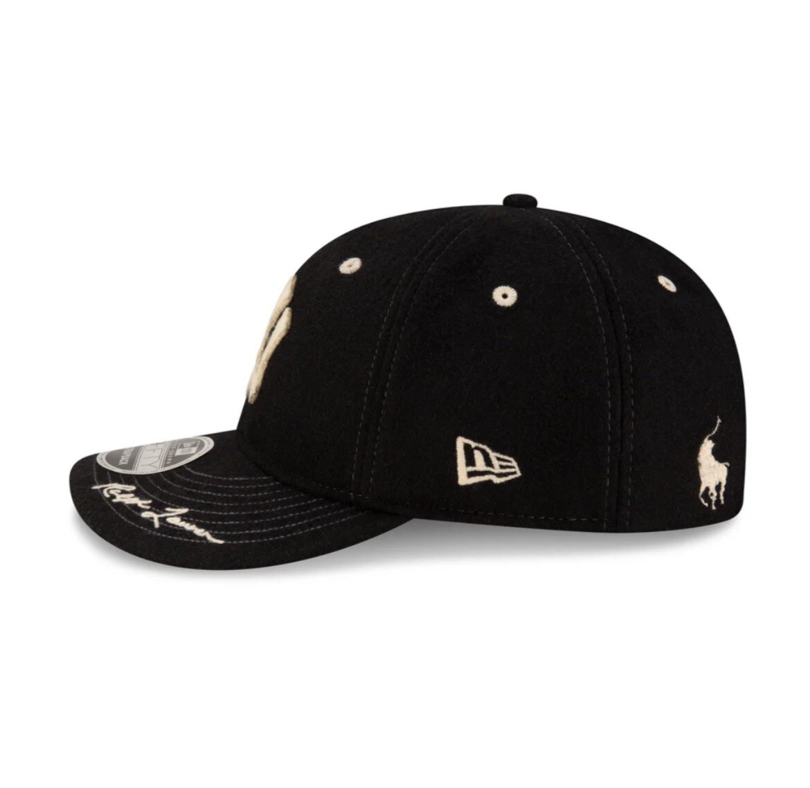 Ralph Lauren x New York Yankees 🌀 Black Retro Crown 9FIFTY
