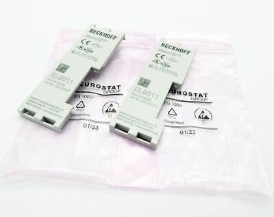 2x Beckhoff EtherCat EL9011 Bus End Plate -unused-