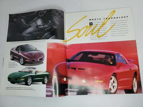 1996 Pontiac Sales Brochure Bonneville Grand Am GT Sunfire Firebird Prix - Picture 4 of 6