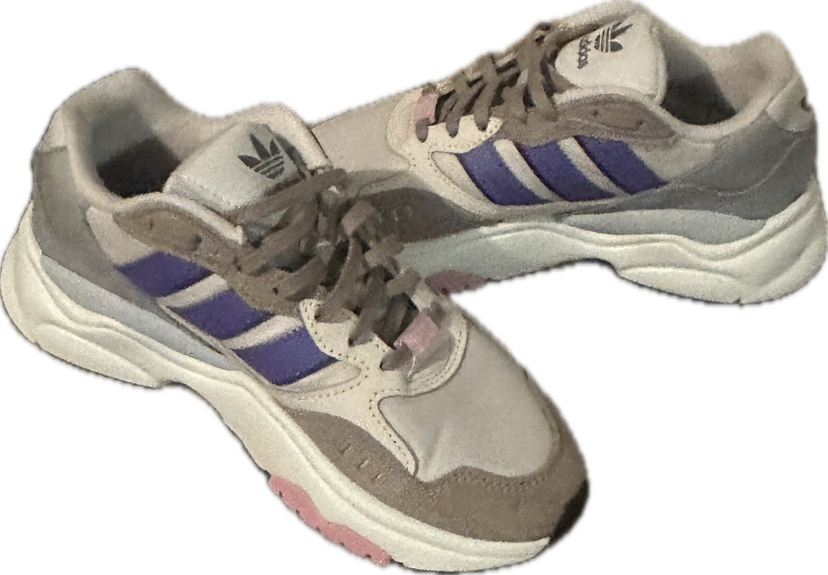 ⭐︎⭐︎⭐︎ Adidas Torsion Woman's 6.5 White Purple Grey Sneakers/shoes | eBay