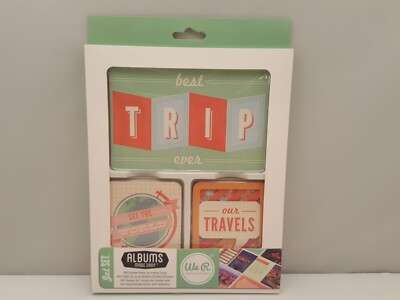 Albums Made Easy Card Set by We R Memory Keepers | JET SET | 100 Cards | 62319-9