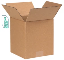25 ~ 7x7x8" Corrugated Kraft Cardboard Cartons Shipping Packing Box Boxes