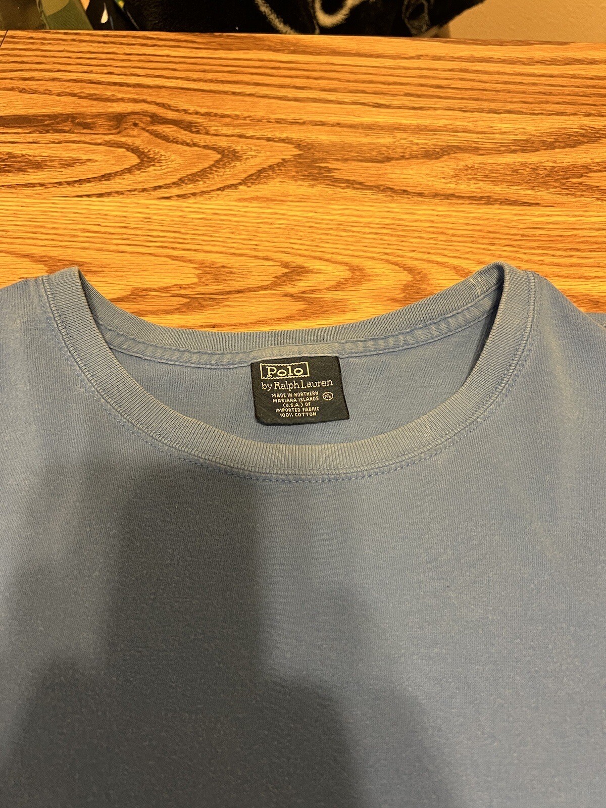 Polo Ralph Lauren T Shirt Blu Rosso Pony Manica Corta Uomo XL