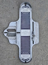 Vintage 1950s The Brannock Device Women's Shoe Size Foot Measurement to Size 15