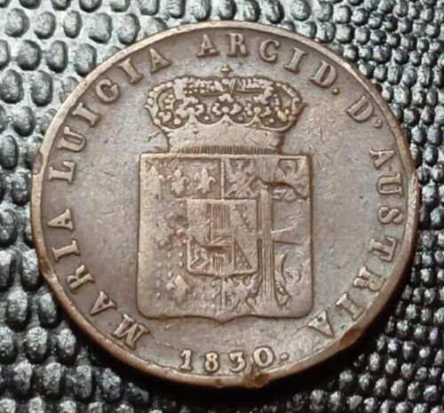 ITALIE PARME 5 CENTESIMI 1830 MARIE-LOUISE D'AUTRICHE - Cuivre