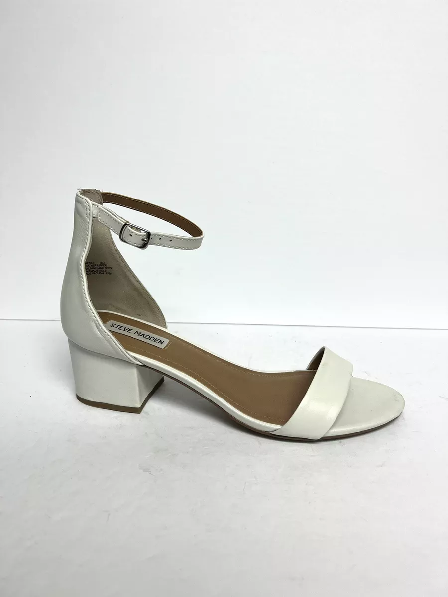 Steve madden irenee sandal white sale