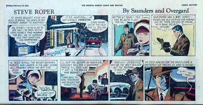 Steve Roper & Mike Nomad by Overgard - Sunday color comic page - Feb ...