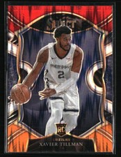 Xavier Tillman 2020 Panini Select Red White Orange Flash RC #95  Basketball
