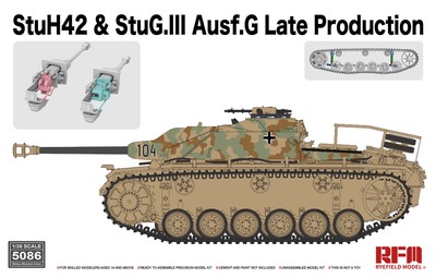 Rye Field Model RFM RM-5086 1/35 StuH42 & StuG.III Ausf.G Late Production