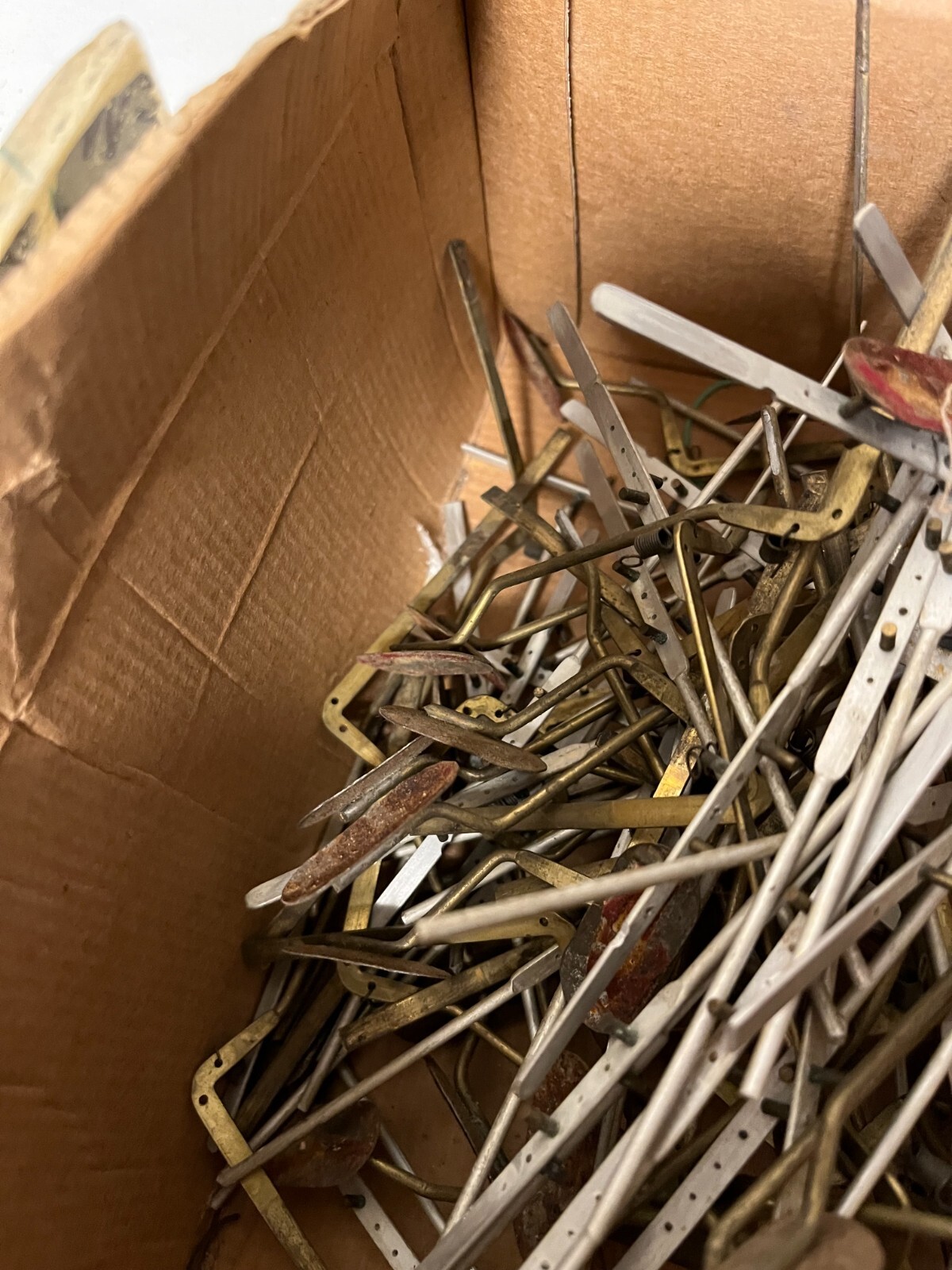 Vintage Accordion Lever Mechanisms Lot Brass & Metal Parts Repair/Restoration