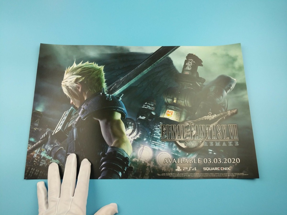 Official FINAL FANTASY VII REMAKE FF7 PAX Exclusive Double