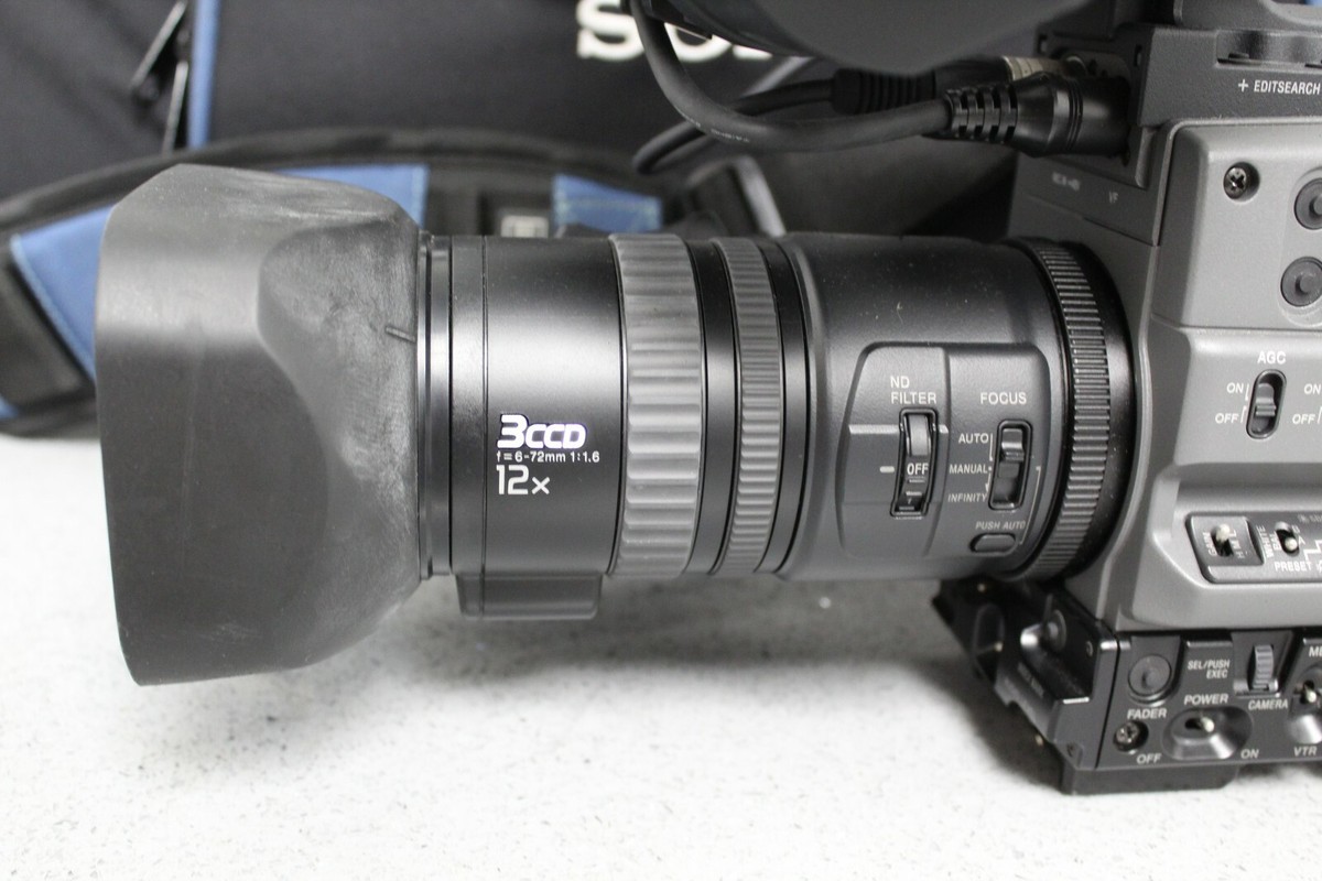 使用時間極小【動作品】SONY DVCAM DSR-250 Sony DSR-250 DVCAM Camcorder LOW 8x10 Total Hours! w/Petrol