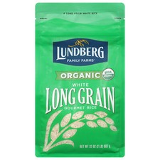 Lundberg Rice White Long Organic 32 oz Pack of 6 
