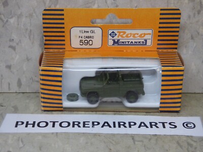 Roco Minitanks (NEW) 1/87 Modern West German P4 Cabrio Jeep Lot #5939 
